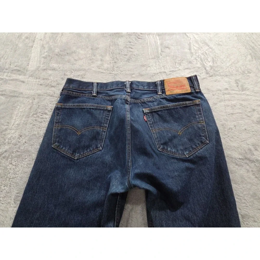 levis 505 mens denim jeans Sz 38x34 100% Cotton